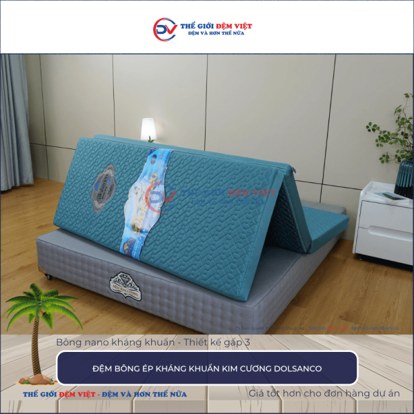Đệm bông ép Kim Cương Dolsanco